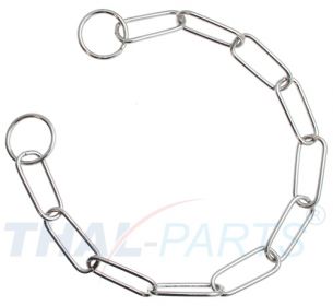 Hunde Halskette langgliedrig 3,0mm x 45cm Kettenhalsband Hundehalskette