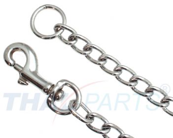 Fhrkette 90cm x 4,0mm ohne Handschlaufe Stahl verchromt