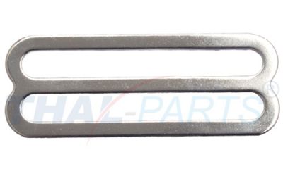 50er Pack Schieber ( Stopper ) 50mm x 5,8 mm  Stahl vernickelt