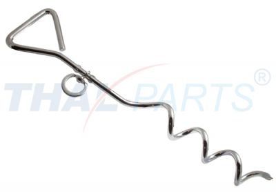 Anbindepflock - Bodenanker Spiralhering Zeltanker Anlegepflock Erdanker