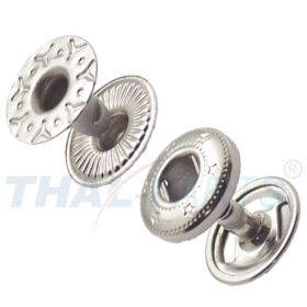 50er Pack Druckkn�pfe 10mm vernickelt Druckknopf