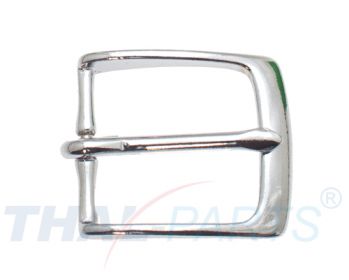 Schnalle #6b 30mm MESSING verchromt G�rtelschnalle Allzweckschnalle