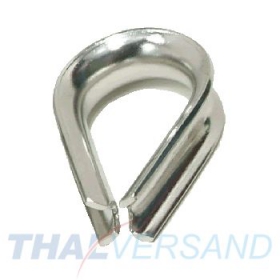 100er Pack Drahtseil Kauschen 4mm DIN 6899 ( Kausche )