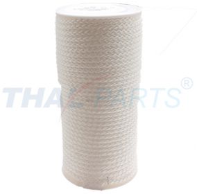 50m PP-Schnur 5,0mm  / 12 x geflochten weiss