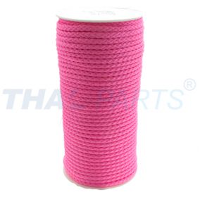 50m PP-Schnur 5,0mm  / 12 x geflochten pink fluoreszierend
