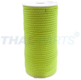 50m PP-Schnur 5,0mm  / 12 x geflochten gelb fluoreszierend