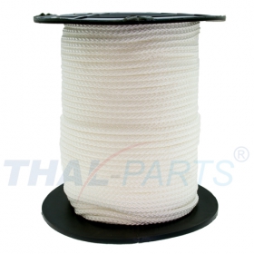 100m Nylonseil Polyamidseil Perlonseil wei� Durchmesser 3mm Bruchlast 156 daN
