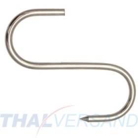 50er Pack S-Haken 80mm Edelstahl Speckhaken Fleischerhaken
