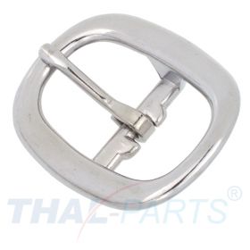 10er Pack Halfterschnalle 30mm Messing vernickelt