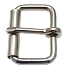 50er Pack Rollschnalle 18mm Stahl vernickelt / Rollschnallen