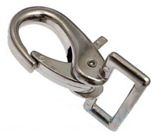 10er Pack Karabinerhaken 22 x 60mm mit fester �se Zinkdruckguss