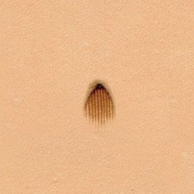 Punzierstempel Birnen-Schattierung 207, Gre 12 mm