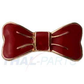 Concho #161 33mm Schleife Rot Leathercraft Conchos