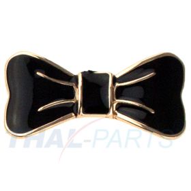 Concho #162 33mm Schleife Schwarz Leathercraft Conchos