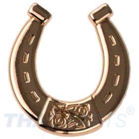 Concho #166 27mm Western Reitsport Cowboy Hufeisen Conchos Gold