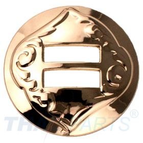 Concho #200 32mm Western Grtel Conchos geschlitzt Gold