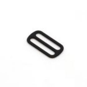 50er Pack Schieber ( Stopper ) 25mm Zinkdruckguss Rund Schwarz