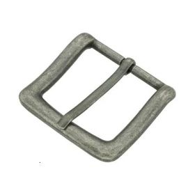Grtelschnalle 40mm Zinkdruckguss Altnickel #76548