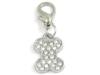 5er Pack Strassanhnger Knochen hoch #9 Strass Schmuck Anhnger