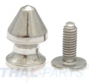 10 St. Schraubnieten Killernieten Spikes 8 x 10mm Classic #100