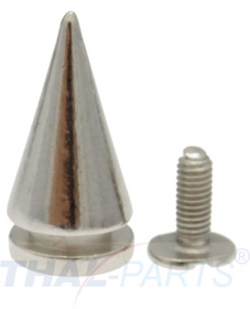 50er Pack Schraubnieten Killernieten Spikes 9 x 20mm Spitz #9