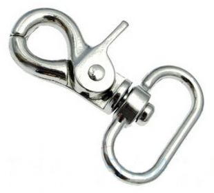 10er Pack Scherenkarabinerhaken 25x48mm Halbrunde se