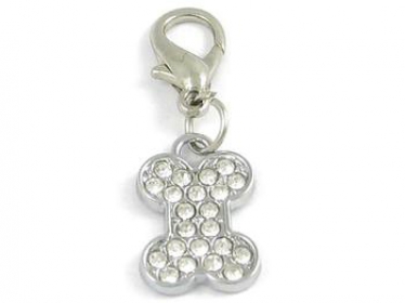 Strassanh�nger Knochen hoch #9 Strass Schmuck Anh�nger