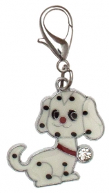 Strassanhnger Dalmatiner #10 Strass / Schmuck Anhnger