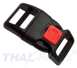 10er Pack Steckschnallen mit Sicherung 20mm ( Steckschlie�er )