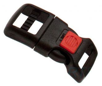 50er Pack Steckschnallen mit Sicherung 16mm ( Steckschlie�er )