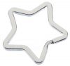 10er Pack Design Schl�sselringe Sternform Schl�sselring Stern