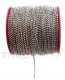 100m Kugelkette 2,4mm Silbern auf Rolle Kugelketten