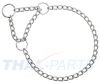 Hunde Halskette mit Zugstop kurzgliedrig 3,0mm x 50cm 1-reihig Kettenhalsband