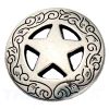 Concho #003 30mm Antik Silber Western Texas Stern Conchos
