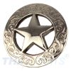 Concho #019 20mm Silbern Western Texas Stern Conchos