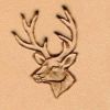 Punzierstempel 3D, Weiwedelhirsch, Gre 25 mm