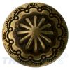 Concho #137 20mm Western Conchos Leathercraft Antik Bronze