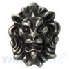 Concho #168 Kleiner Lwenkopf 22mm x 17mm Antik Silber Conchos