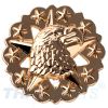 Concho #193 30mm Western Adlerkopf Pride Stern Conchos Gold